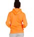 US Blanks US5412 Unisex Made in USA Neon Pullover  in Safety orange back view