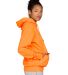 US Blanks US5412 Unisex Made in USA Neon Pullover  in Safety orange side view