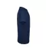 Delta Apparel 65732 Adult Short Sleeve 6.0 oz. Poc in True navy side view