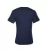 Delta Apparel 65732 Adult Short Sleeve 6.0 oz. Poc in Athletic navy back view