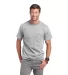 Delta Apparel 65732 Adult Short Sleeve 6.0 oz. Poc in Athletic heather front view