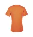 Delta Apparel 65732 Adult Short Sleeve 6.0 oz. Poc in Safety orange back view