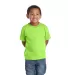 65300 Delta Apparel Juvenile Short Sleeve 5.5 oz.  in Lime front view