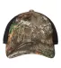 Outdoor Cap PFC150M Performance Camo Mesh-Back Cap in Realtree edge/ black front view