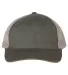 Outdoor Cap PNY100M Ponytail Mesh-Back Cap in Olive/ tea front view