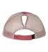 Outdoor Cap PNY100M Ponytail Mesh-Back Cap in Red/ tea back view