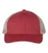 Outdoor Cap PNY100M Ponytail Mesh-Back Cap in Red/ tea front view