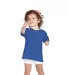 65200 Delta Apparel Toddler Short Sleeve 5.5 oz. T in Royal front view