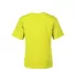 65200 Delta Apparel Toddler Short Sleeve 5.5 oz. T in Safety green back view