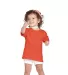 65200 Delta Apparel Toddler Short Sleeve 5.5 oz. T in Orange front view