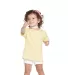 65200 Delta Apparel Toddler Short Sleeve 5.5 oz. T in Banana front view
