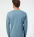 Soft Shirts 420 Organic Long Sleeve T-Shirt in Slate back view