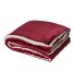 Alpine Fleece 8712 Micro Mink Sherpa Blanket in Burgundy side view