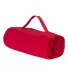 Alpine Fleece 8718 Roll Up Blanket in Red side view