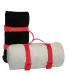 Alpine Fleece 8820 Blanket Strap in Red front view