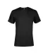 Delta Apparel 19500 Unisex Adult Short Sleeve 5.5  in Black front view