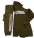 Stilo Apparel 211119HJAG Matching Sweat Set Wholes in Army Green front view