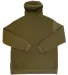 Stilo Apparel 211119HJAG Matching Zip Hoodie Wholes in Army Green Back back view