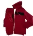 Stilo Apparel 211119HJCR Matching Sweat Set Wholes in Claret Red front view