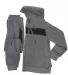 Stilo Apparel 211119HJGR Matching Sweat Set Wholes in Grey front view