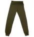 Stilo Apparel 211120HJAG Matching Sweat Pant Wholes in Army Green Back back view