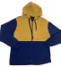 Stilo Apparel 211120HJBL Matching Zip Hoodie Wholes in Blue Front front view