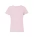 Delta Apparel 1300 Girls Semi-Sheer Cap Sleeve 3.3 in Soft pink front view