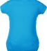 Delta Apparel 9500 Infants 5.8 oz. Rib Snap Tee Turquoise back view