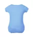 Delta Apparel 9500 Infants 5.8 oz. Rib Snap Tee in Sky blue back view