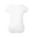 Delta Apparel 9500 Infants 5.8 oz. Rib Snap Tee in White back view