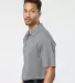 Paragon 100 Saratoga Performance Mini Mesh Polo in Heather grey side view