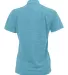 Paragon 131 Women's Dakota Striated Heather Polo in Turquoise heather back view