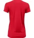 Paragon 203 Women's Vera V-Neck T-Shirt in Red back view