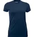 Paragon 204 Women's Islander Performance T-Shirt in Navy front view