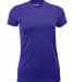 Paragon 204 Women's Islander Performance T-Shirt in Purple front view
