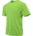 Paragon 208Y Youth Islander Performance T-Shirt in Neon lime side view