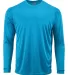 Paragon 210 Long Islander Performance Long Sleeve  in Turquoise front view