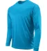 Paragon 210 Long Islander Performance Long Sleeve  in Turquoise side view