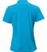 Paragon 504 Women's Sebring Performance Polo in Turquoise back view