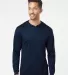 Paragon 220 Bahama Performance Hooded Long Sleeve  in Navy front view
