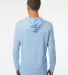 Paragon 220 Bahama Performance Hooded Long Sleeve  in Blue mist back view