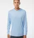 Paragon 220 Bahama Performance Hooded Long Sleeve  in Blue mist front view