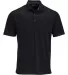 Paragon 150 Memphis Sueded Polo in Black front view