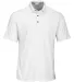 Paragon 150 Memphis Sueded Polo in White front view
