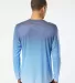 Paragon 225 Barbados Performance Pin Dot Long Slee in Navy/ blue mist back view