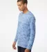Paragon 217 Pompano Performance Camo Long Sleeve T in Blue mist side view