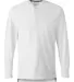 J. America - Vintage Brushed Jersey Henley - 8244 Antique White front view