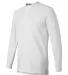 J. America - Vintage Brushed Jersey Henley - 8244 Antique White side view