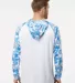 Paragon 240 Tortuga Extreme Performance Hooded T-S in White/ blue mist camo back view