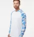 Paragon 240 Tortuga Extreme Performance Hooded T-S in White/ blue mist camo side view